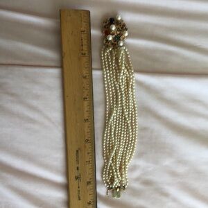 Astonishing 12 strand vintage pearl bracelet—probably 80 years old—